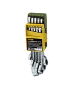 Set chei combinate cu clichet, in suport de plastic, 8-19mm, 10 piese